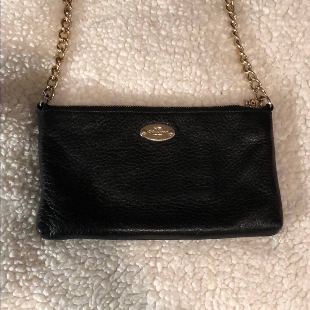 Coach Cross Body Black Purse